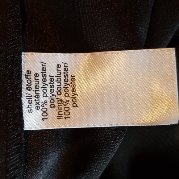 NWT Maurices cold-shoulder little black shift dress Sz M - Picture 7 of 7